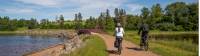 Cycle along the shore of St. Peters Bay on the Confederation Trail |  <i>Sherry Ott</i>