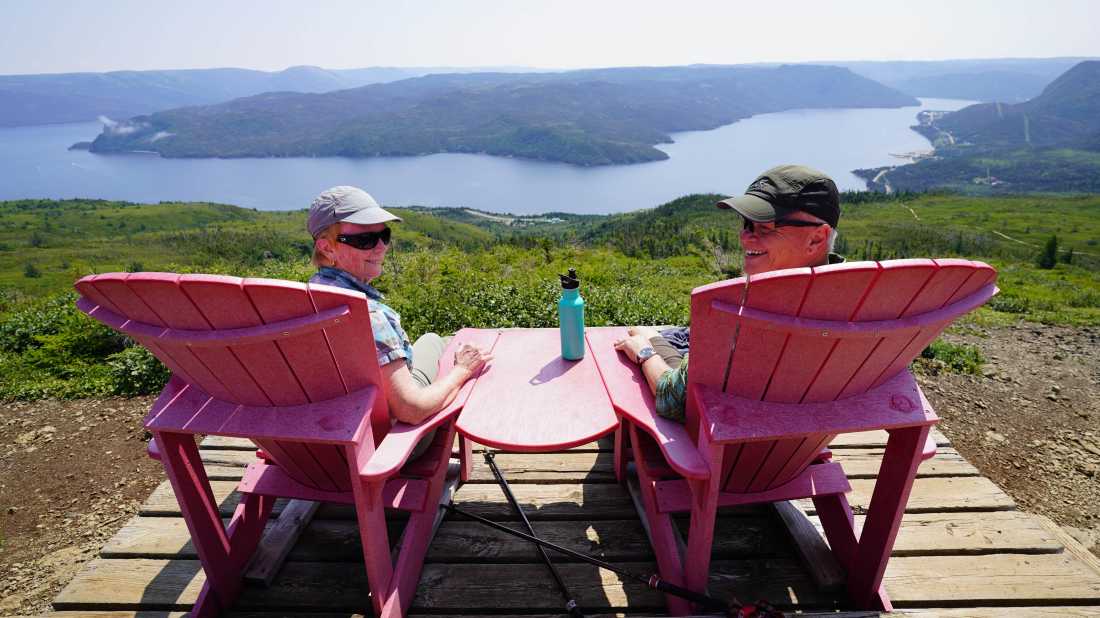 Snack break with a view in western Newfoundland |  David Gray