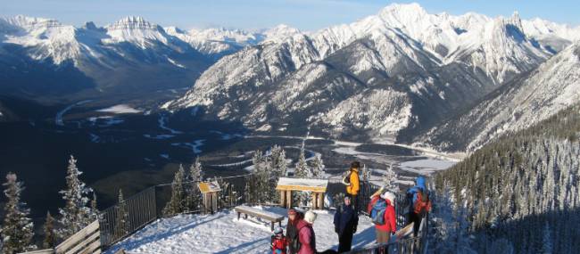 Winter atop Sulphur Mountain in Banff. | Gordon Stermann