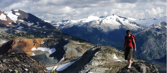 Alpine hiking high above the Whistler Valley | Tourism Whistler/Steve Rogers